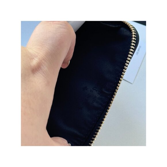 NWT Kate Spade Black Lucy Small L-zip Wristlet - Picture 7 of 8